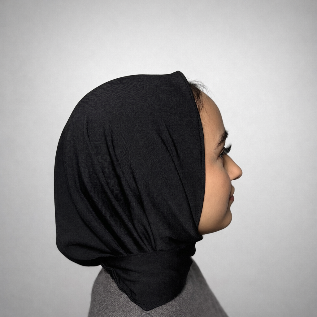 Premium Jersey Instant Hijab - Black