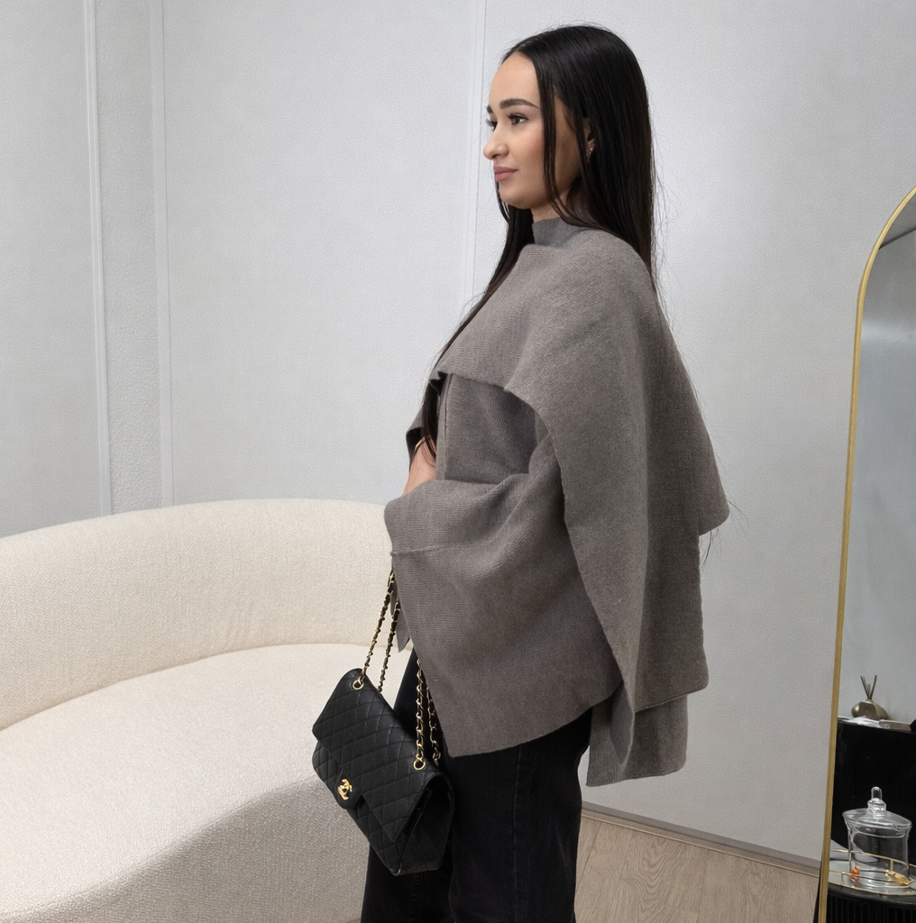 CHOU Cardigan - Taupe
