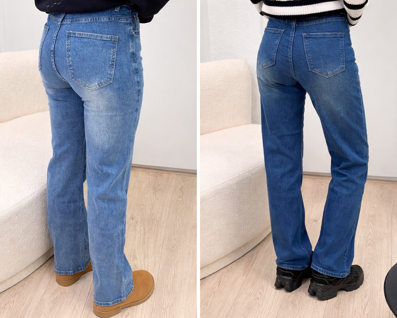 CHOU Wide Leg Jeans